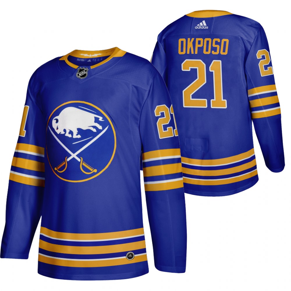 Buffalo Sabres 2020-21 Home Kyle Okposo Return to Royal Jersey