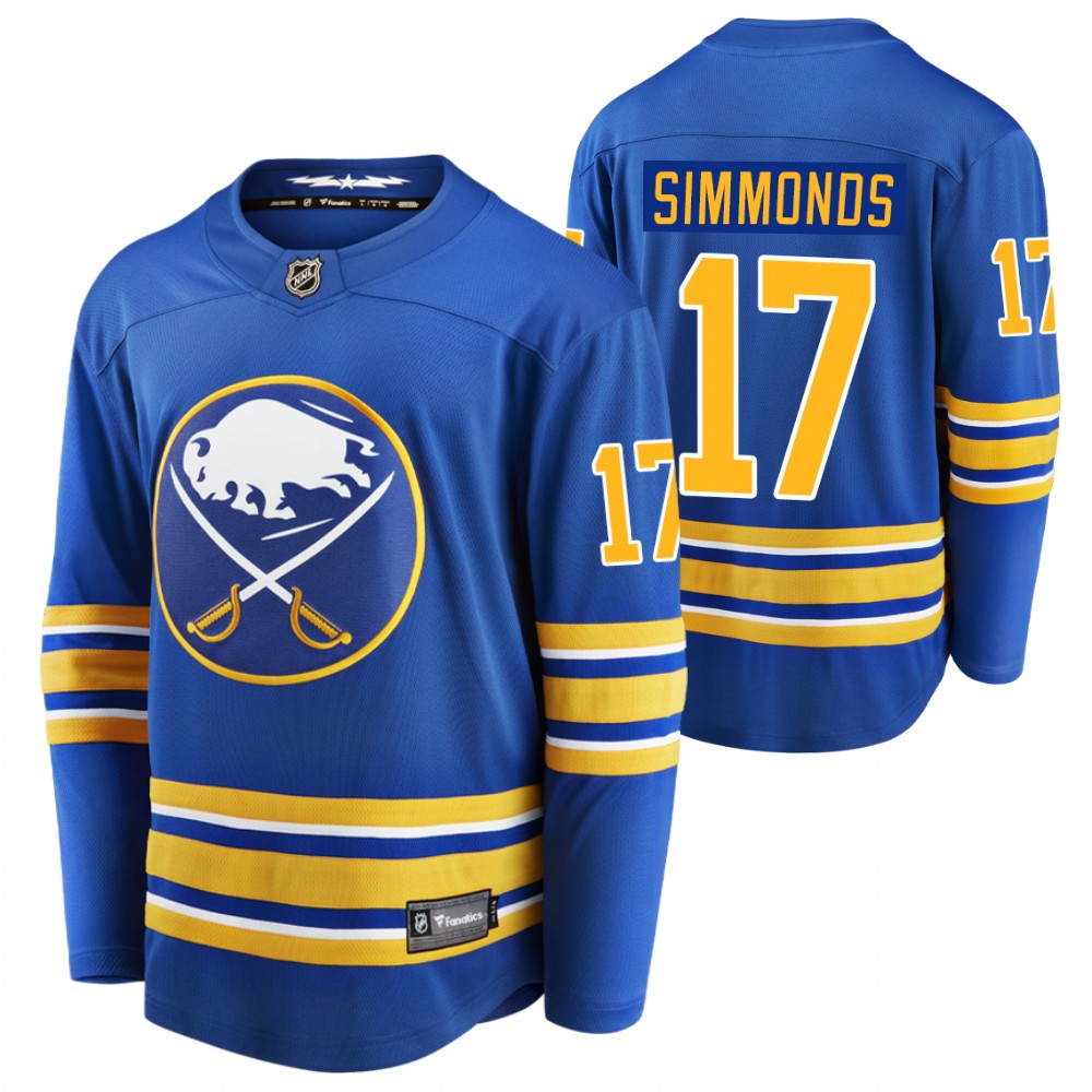 Buffalo Sabres 2020-21 Home Wayne Simmonds Breakaway Player Jersey