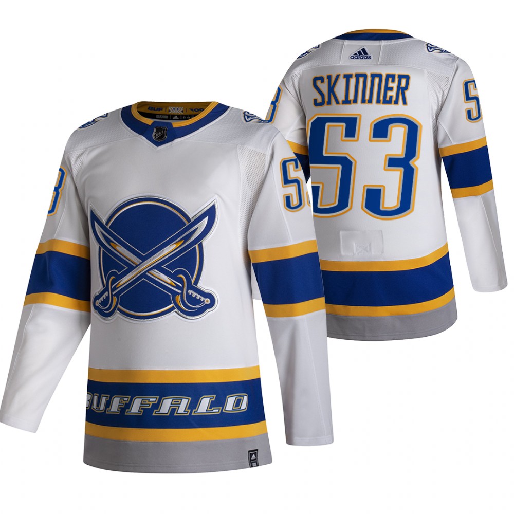 Buffalo Sabres 2021 Reverse Retro Jeff Skinner White Jersey Special Edition