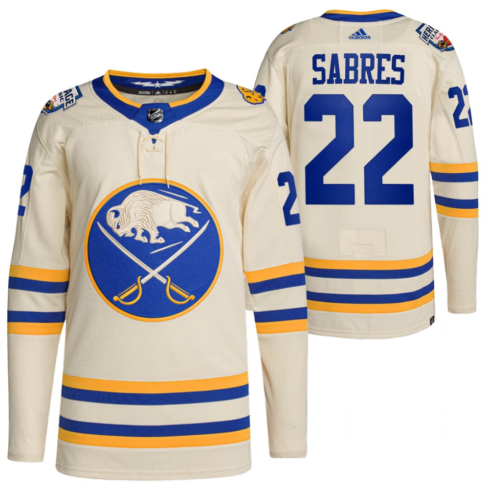 Buffalo Sabres 2022 Heritage Classic White Primegreen Authentic Jersey