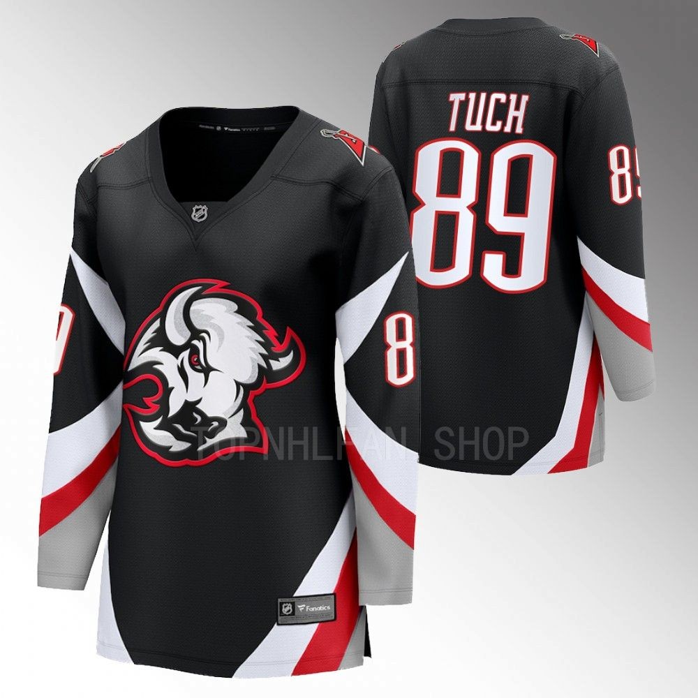 Buffalo Sabres Alex Tuch Women Black 2022-23 Goathead Alternate Jersey