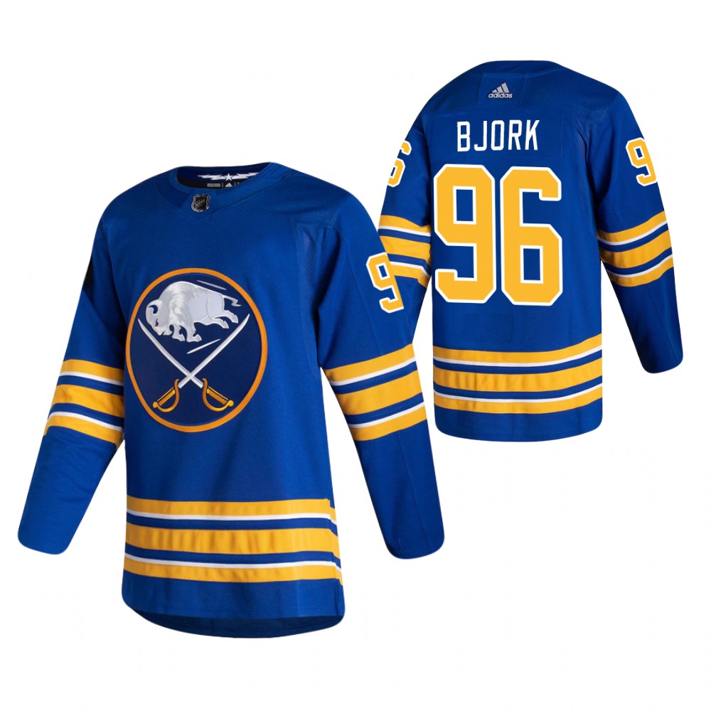 Buffalo Sabres Anders Bjork Royal 2021 Home Authentic Jersey