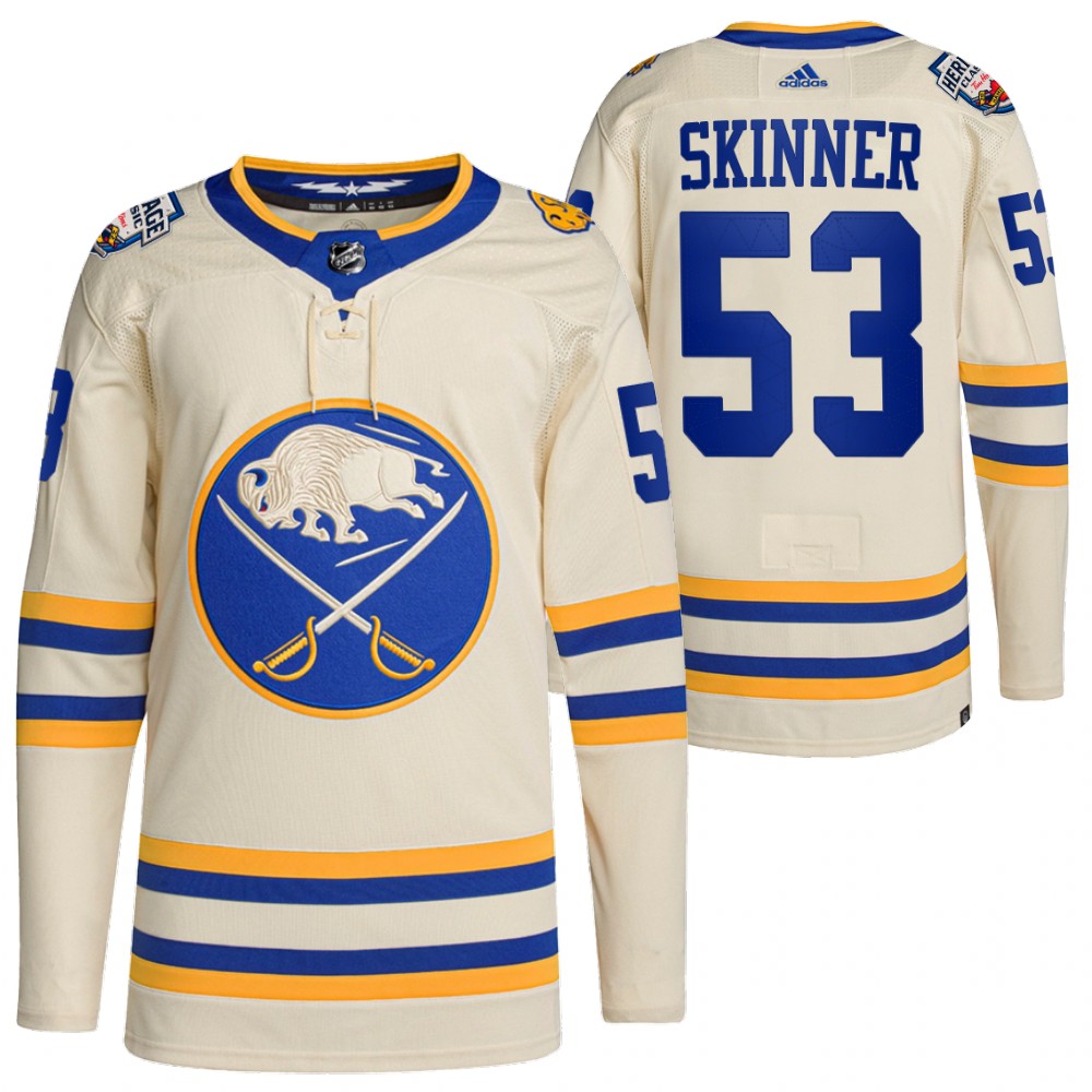 Buffalo Sabres Jeff Skinner 2022 Heritage Classic White Primegreen Authentic Jersey