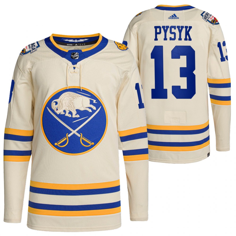 Buffalo Sabres Mark Pysyk 2022 Heritage Classic White Primegreen Authentic Jersey