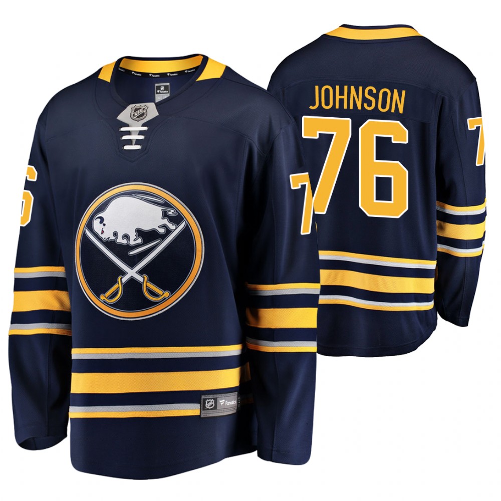 Buffalo Sabres Ryan Johnson Men's Home Breakaway Player Jersey