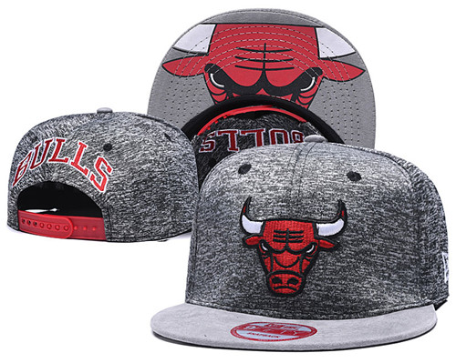Bulls Fresh Logo Gray Adjustable Hat TX