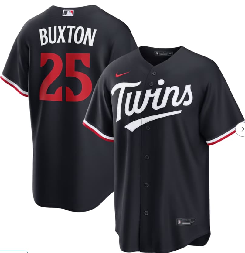 Byron Buxton Minnesota Twins Nike Alternate Replica Jersey - Navy