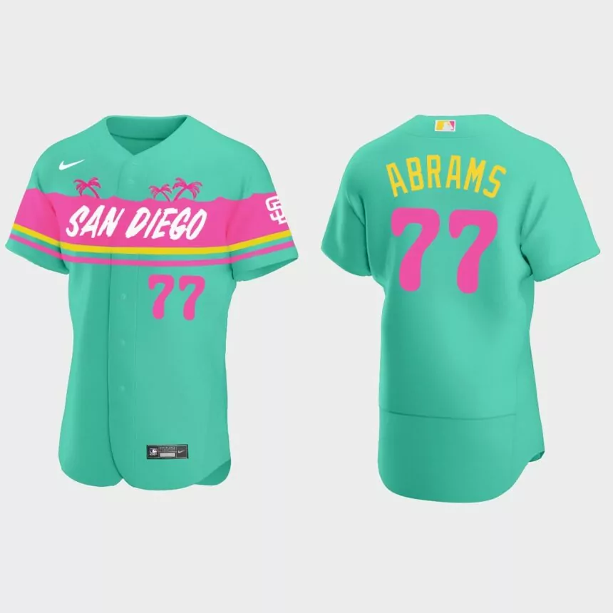 C.J. Abrams San Diego Padres City Connect Authentic Jersey – Teal
