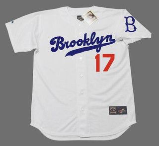 CARL ERSKINE Brooklyn Dodgers Majestic Cooperstown Throwback Baseball Jersey