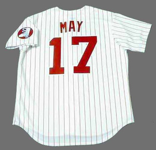 CARLOS MAY Chicago White Sox 1970's Majestic Throwback Baseball Jersey