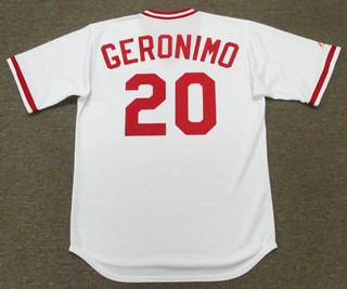 CESAR GERONIMO Cincinnati Reds 1975 Majestic Cooperstown Throwback Baseball Jersey
