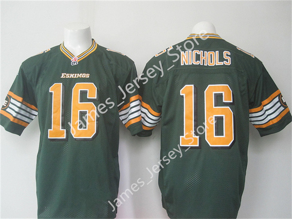 CFL-Edmonton-Eskimos-Football-Jersey-16-Matt-Nichols-Blue-Yellow-Canada-Football-League-Jerseys
