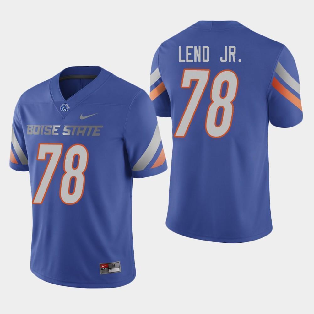 CHARLES LENO JR BOISE STATE BRONCOS FOOTBALL JERSEY - ROYAL