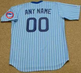 CHICAGO CUBS 1980's Majestic Cooperstown Away Jersey Customized  Any Name & Number(s)