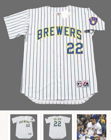 CHRISTIAN YELICH Milwaukee Brewers Majestic Alternate Home Baseball Jersey