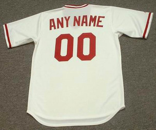 CINCINNATI REDS 1970's Majestic Throwback Home Jersey Customized  Any Name & Number(s)