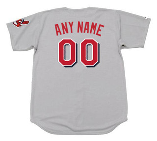 CLEVELAND INDIANS 1970 Majestic Cooperstown Away Jersey Customized  Any Name & Number