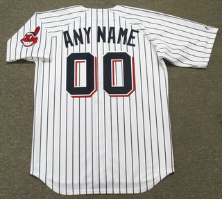 CLEVELAND INDIANS 1970 Majestic Throwback Home Jersey Customized  Any Name & Number(s)
