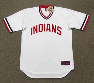CLEVELAND INDIANS 1972 Home Majestic Throwback Jersey Customized  Any Name & Number(s)