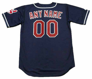 CLEVELAND INDIANS 1990's Majestic Throwback Alternate Jersey Customized  Any Name & Number