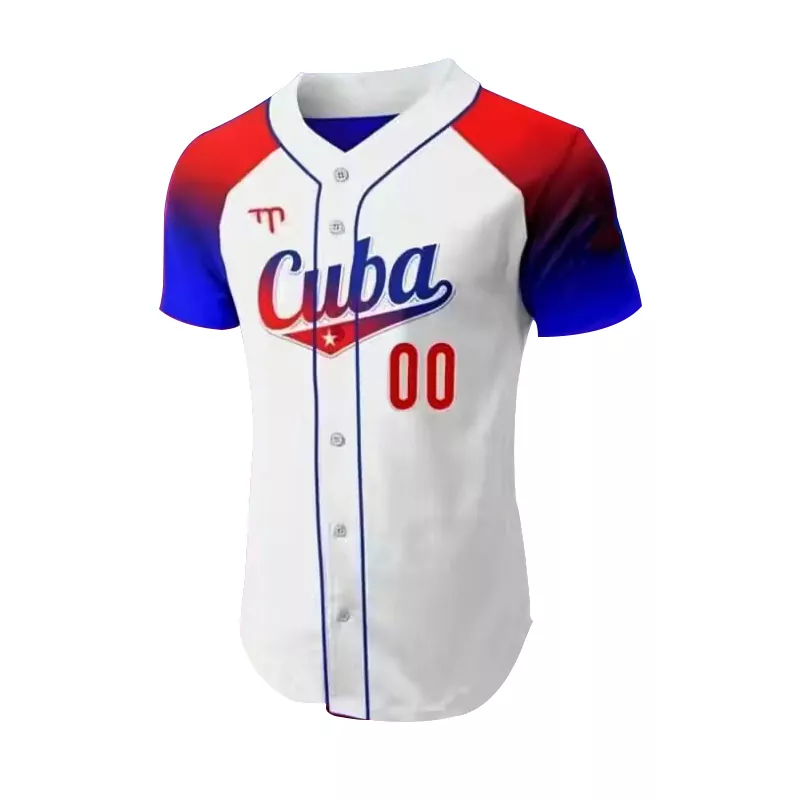 CUSTOM Cuba White 2023 World Baseball Classic Jersey Men Women Youth