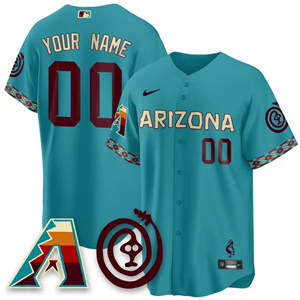 CUSTOM Men's Arizona Diamondbacks City Connect Concept Jersey V2 - All Stitched Cream (2)