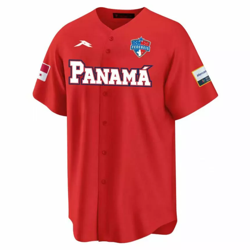 CUSTOM Panama Baseball 2023 World Baseball Classic Jersey Men Women Youth – Red