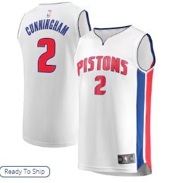 Cade Cunningham Detroit Pistons Fanatics Fast Break Replica Jersey - Association Edition - White