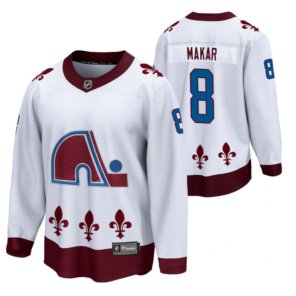 Cale Makar Colorado Avalanche 2021 Reverse Retro White Men's Jersey Special Edition