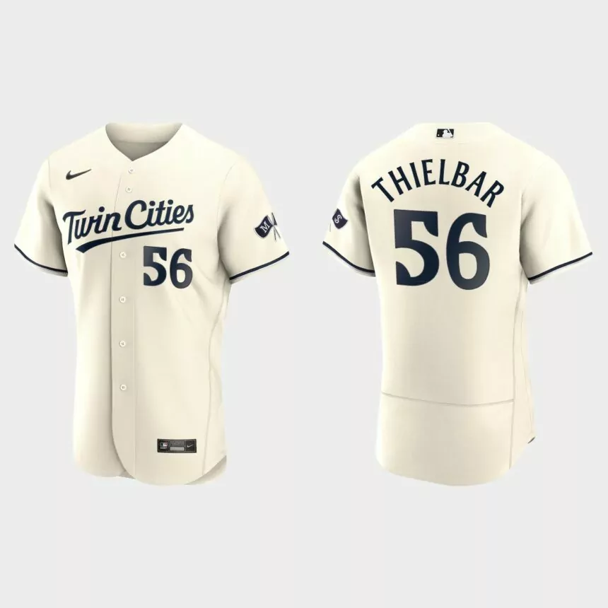 Caleb Thielbar Minnesota Twins 2023 Authentic Jersey – Cream