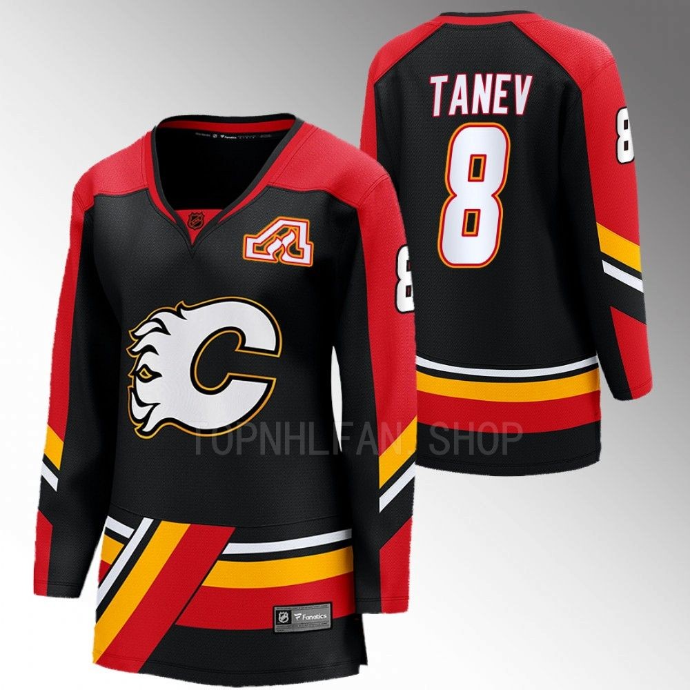 Calgary Flames Christopher Tanev Women Black 2022 Special Edition 2.0 Jersey