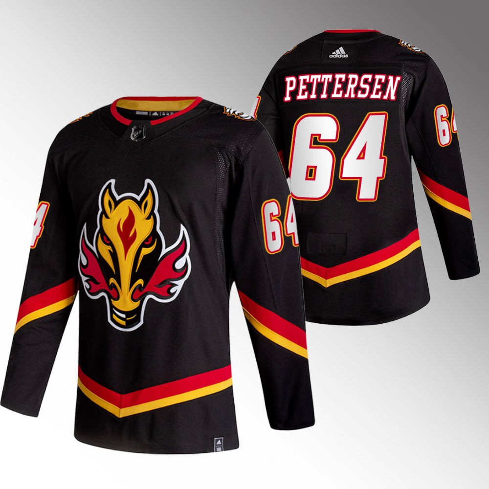 Calgary Flames Emilio Pettersen Black 2022-23 Alternate Authentic Jersey