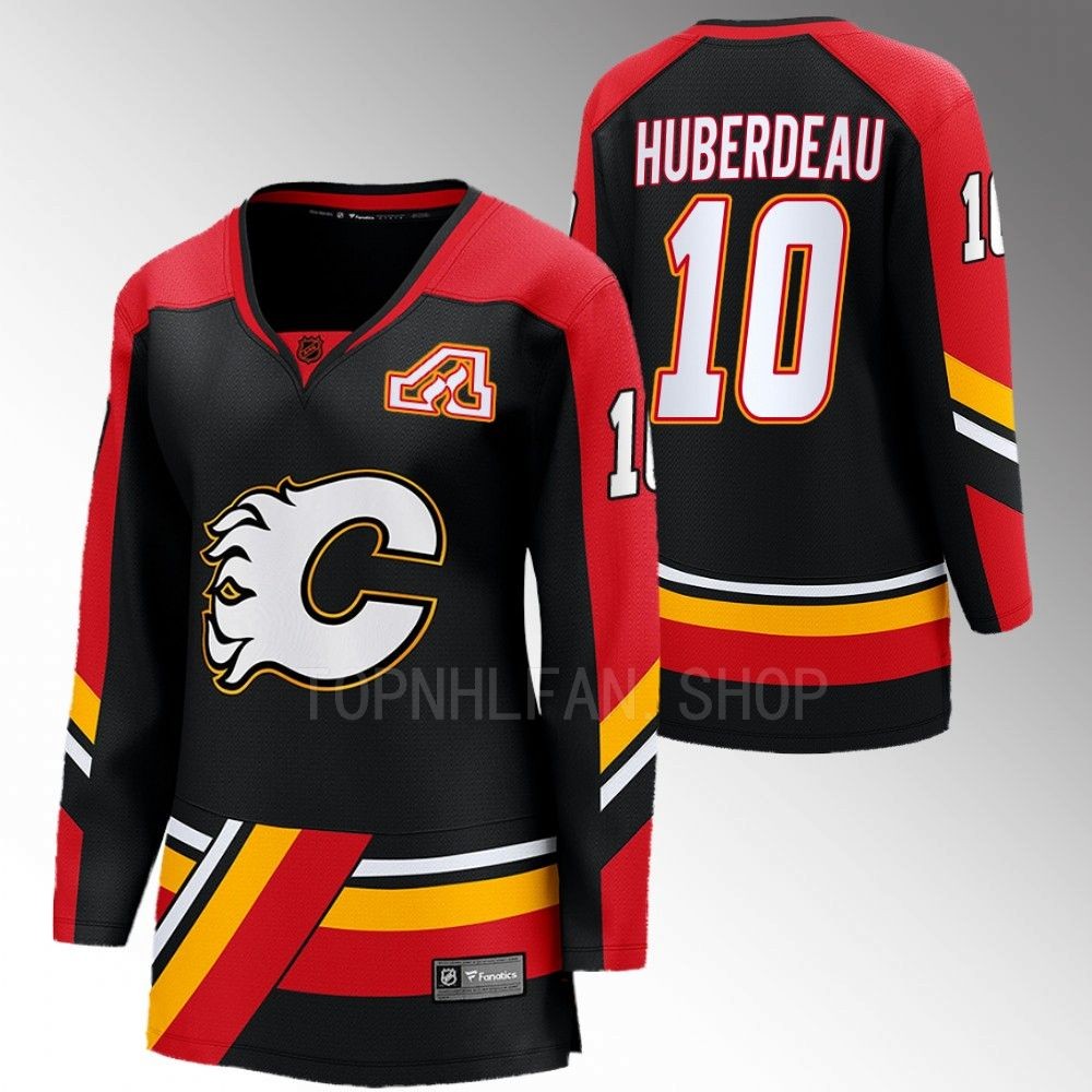 Calgary Flames Jonathan Huberdeau Women Black 2022 Special Edition 2.0 Jersey
