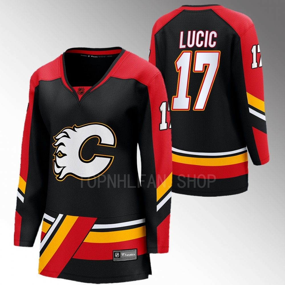 Calgary Flames Milan Lucic Women Black 2022 Special Edition 2.0 Jersey