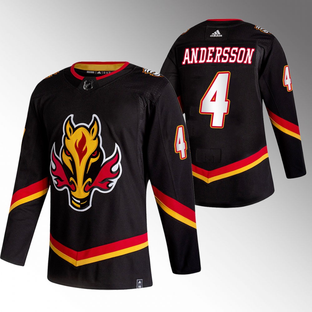 Calgary Flames Rasmus Andersson Black 2022-23 Alternate Authentic Jersey