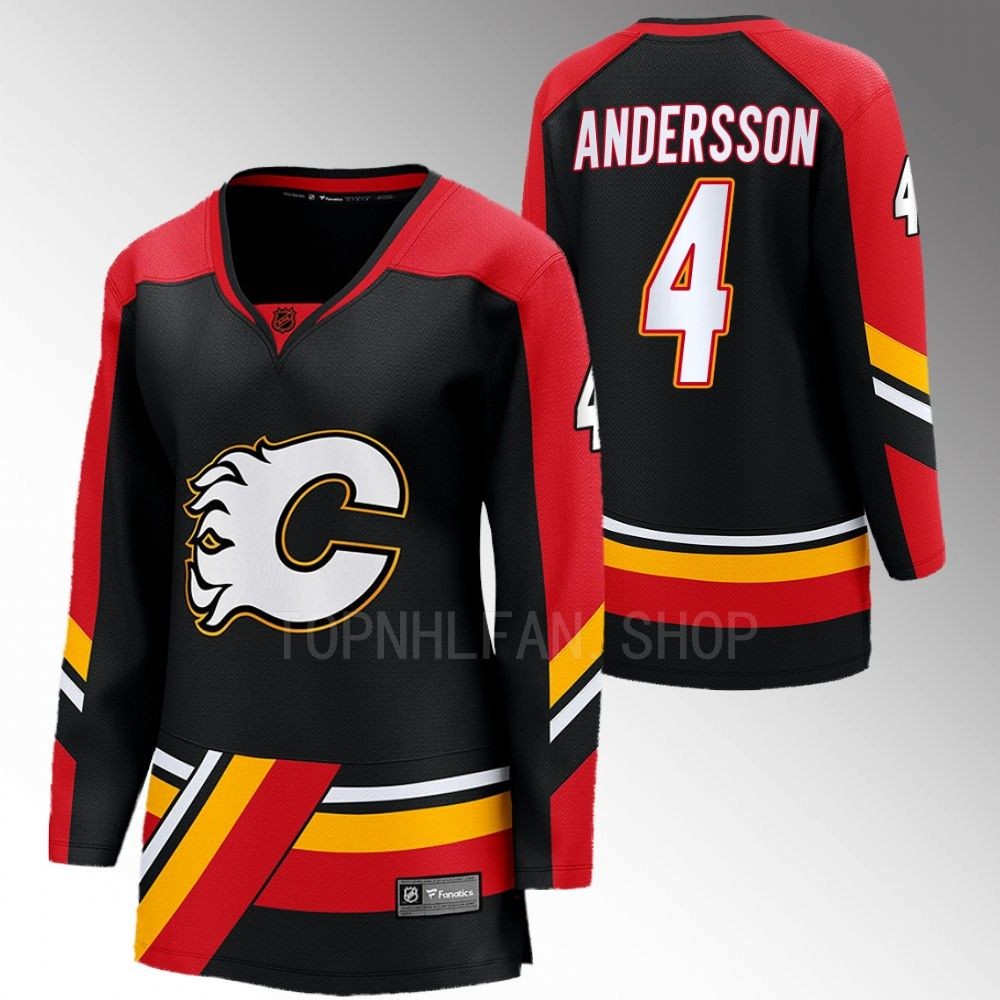 Calgary Flames Rasmus Andersson Women Black 2022 Special Edition 2.0 Jersey