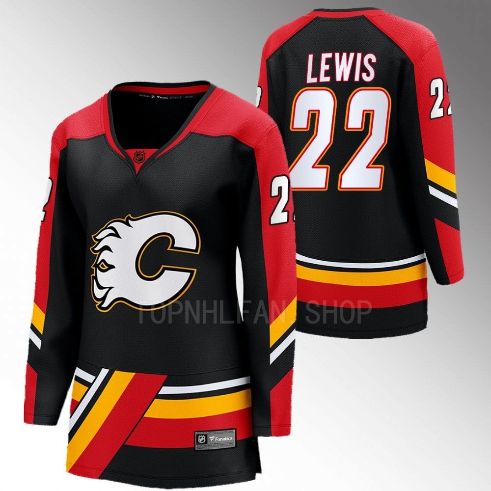 Calgary Flames Trevor Lewis Women Black 2022 Special Edition 2.0 Jersey