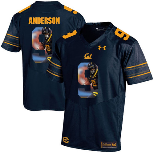 California Golden Bears Navy Blue C.J. Anderson Player Portrait Jersey