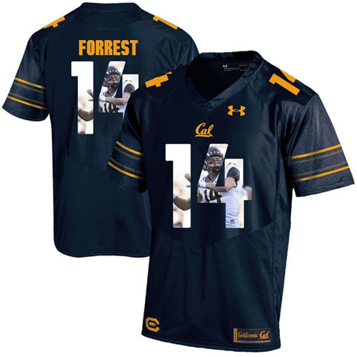 California Golden Bears Navy Blue Chase Forrest Player Portrait Jersey