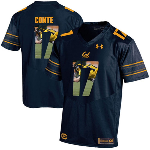 California Golden Bears Navy Blue Chris Conte Player Portrait Jersey