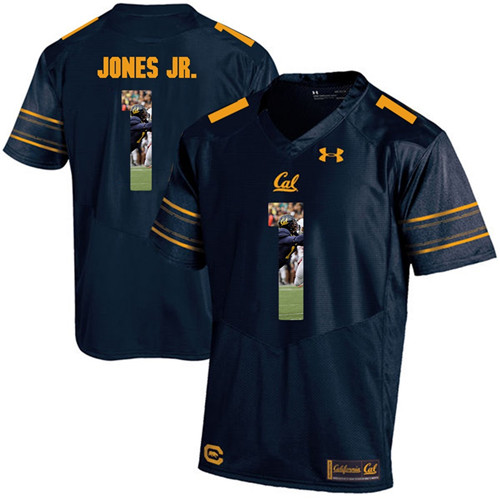 California Golden Bears Navy Blue Marvin Jones Jr. Player Portrait Jersey