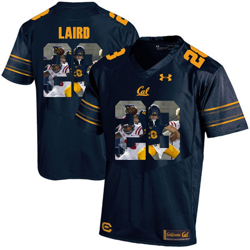 California Golden Bears Navy Blue Patrick Laird Player Portrait Jersey