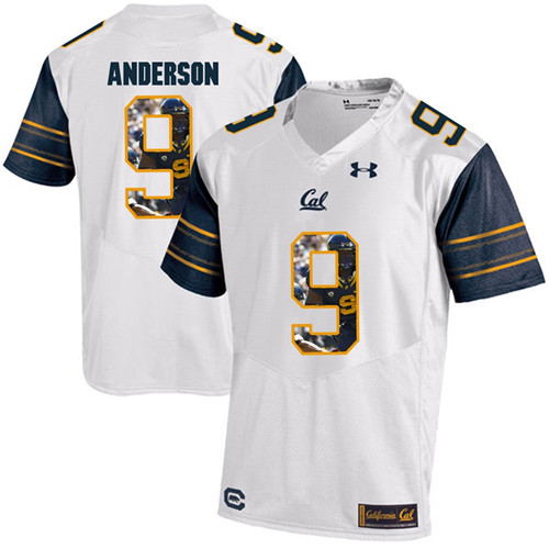 California Golden Bears White C.J. Anderson Player Portrait Jersey