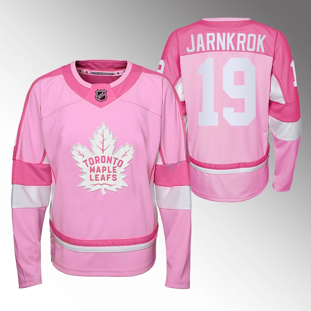 Calle Jarnkrok Maple Leafs Hockey Fights Cancer Jersey Pink