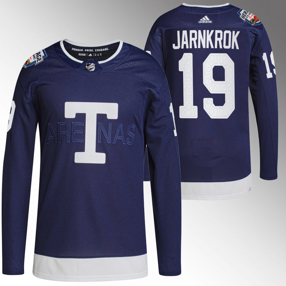 Calle Jarnkrok Toronto Maple Leafs Navy 2022 Heritage Classic Authentic Primegreen Jersey