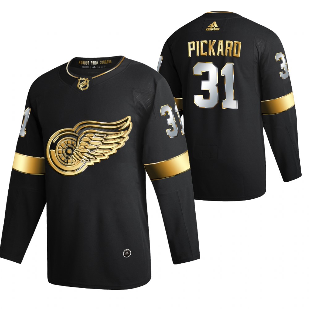 Calvin Pickard Detroit Red Wings Pickard 2021 Golden Edition Jersey Limited Authentic