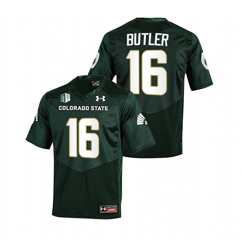 Cam Butler Colorado State Rams Green 2022 College Football Jersey