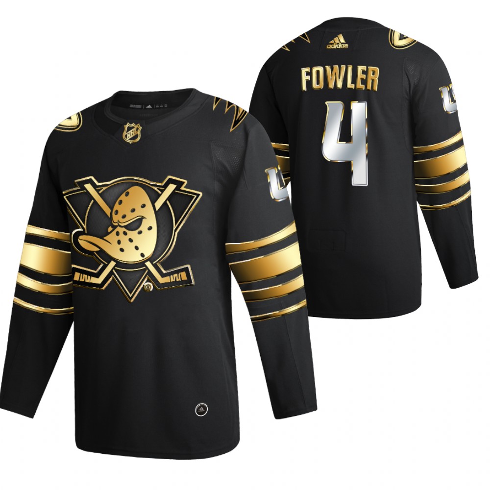Cam Fowler Anaheim Ducks Black Golden Edition Jersey Limited Authentic