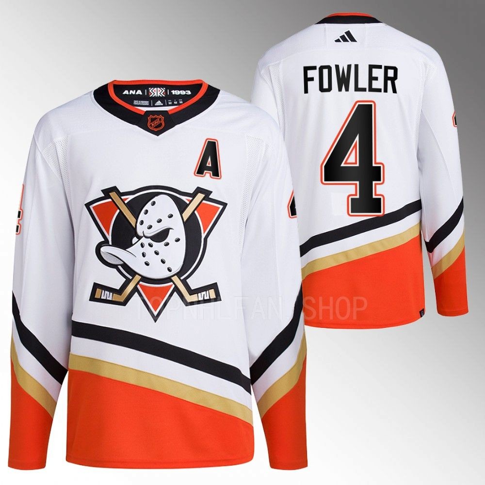 Cam Fowler Anaheim Ducks Reverse Retro 2.0 Authentic Primegreen White 2022 Jersey