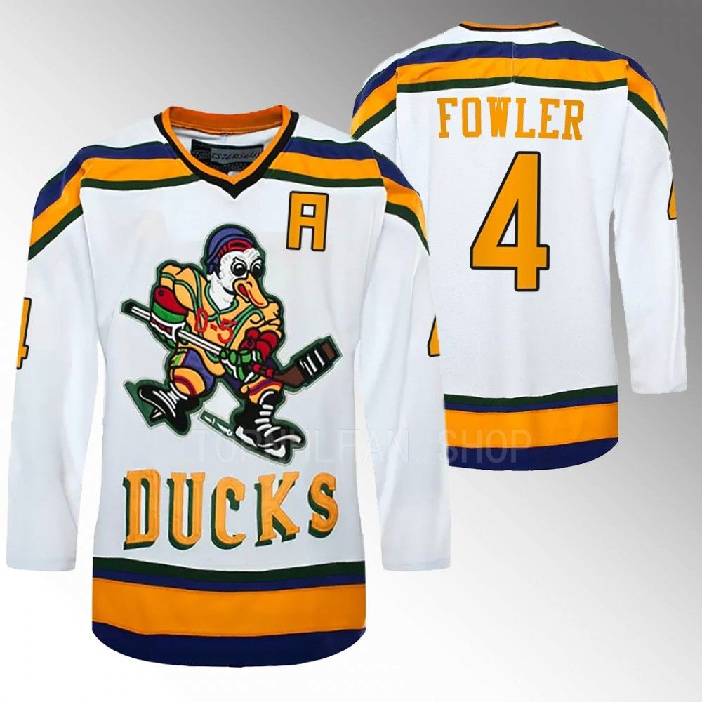 Cam Fowler Ducks The Mighty Ducks Jersey White ice Hockey